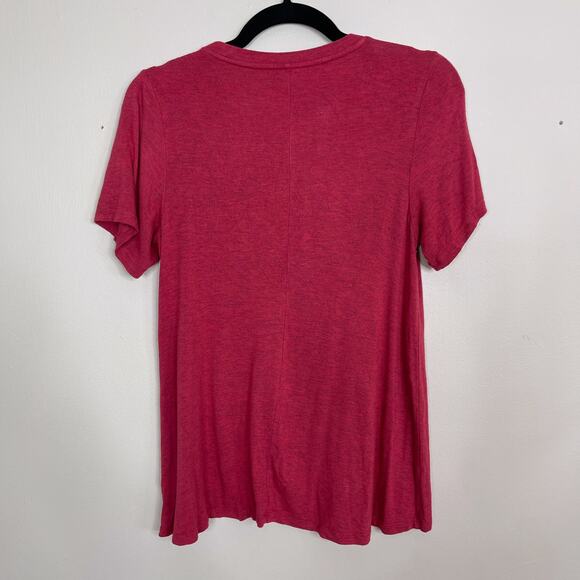 Disney Parks Best Day Ever Minnie Mouse Tee Heather Red XSmall XS Crew Neck - Picture 2 of 7